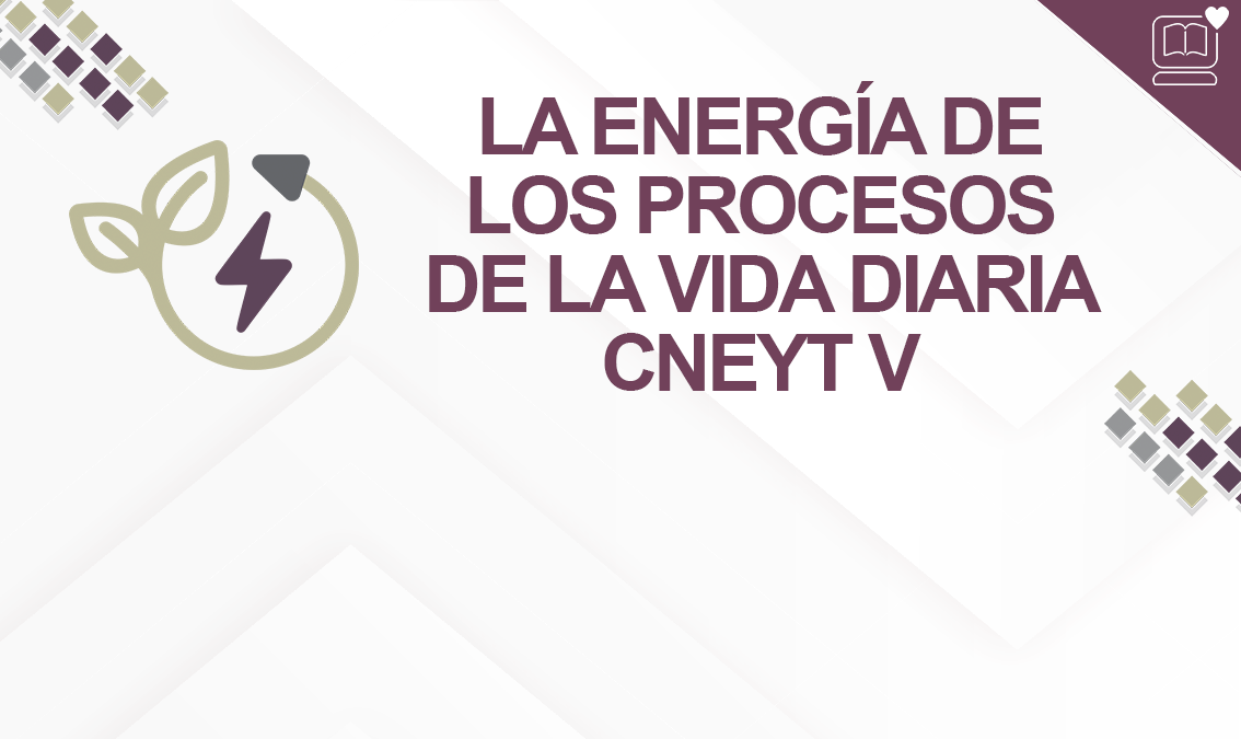 La Energía de los Procesos de la Vida Diaria CNEYT V IEDEP.BGACNEYT05.V1