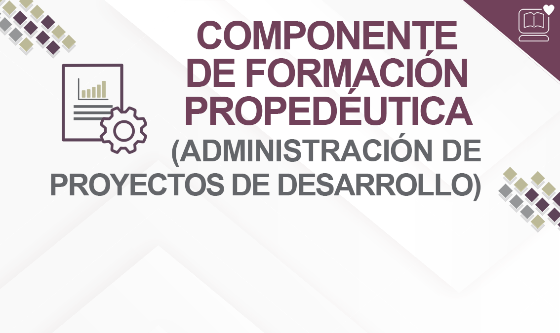 Componente de Formación Propedéutica (Administración de Proyectos de Desarrollo) IEDEP.BGAFPAPD01