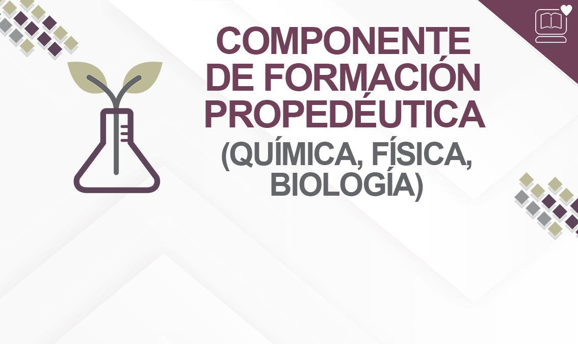 Componente de Formación Propedéutica (Química, Física, Biología) IEDEP.BGAFPQFB01