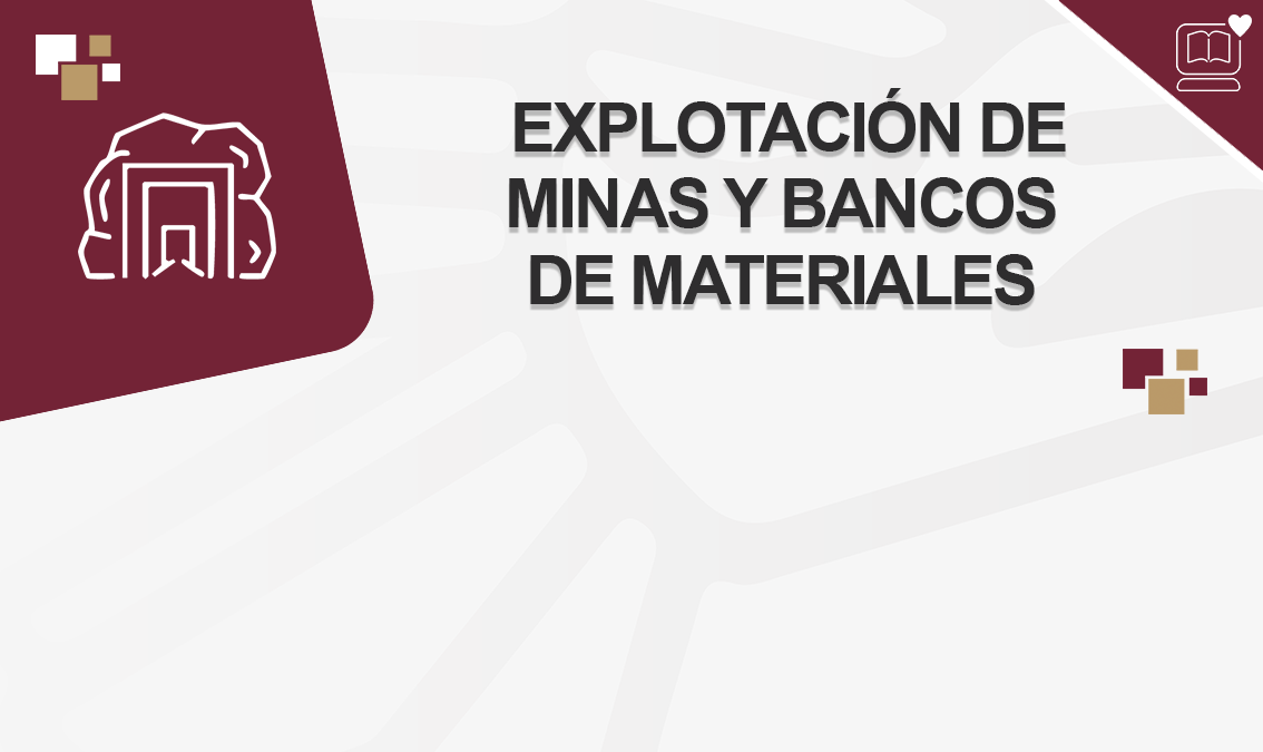 Explotación de Minas y Bancos de Materiales IEDEP.LIC72695O5